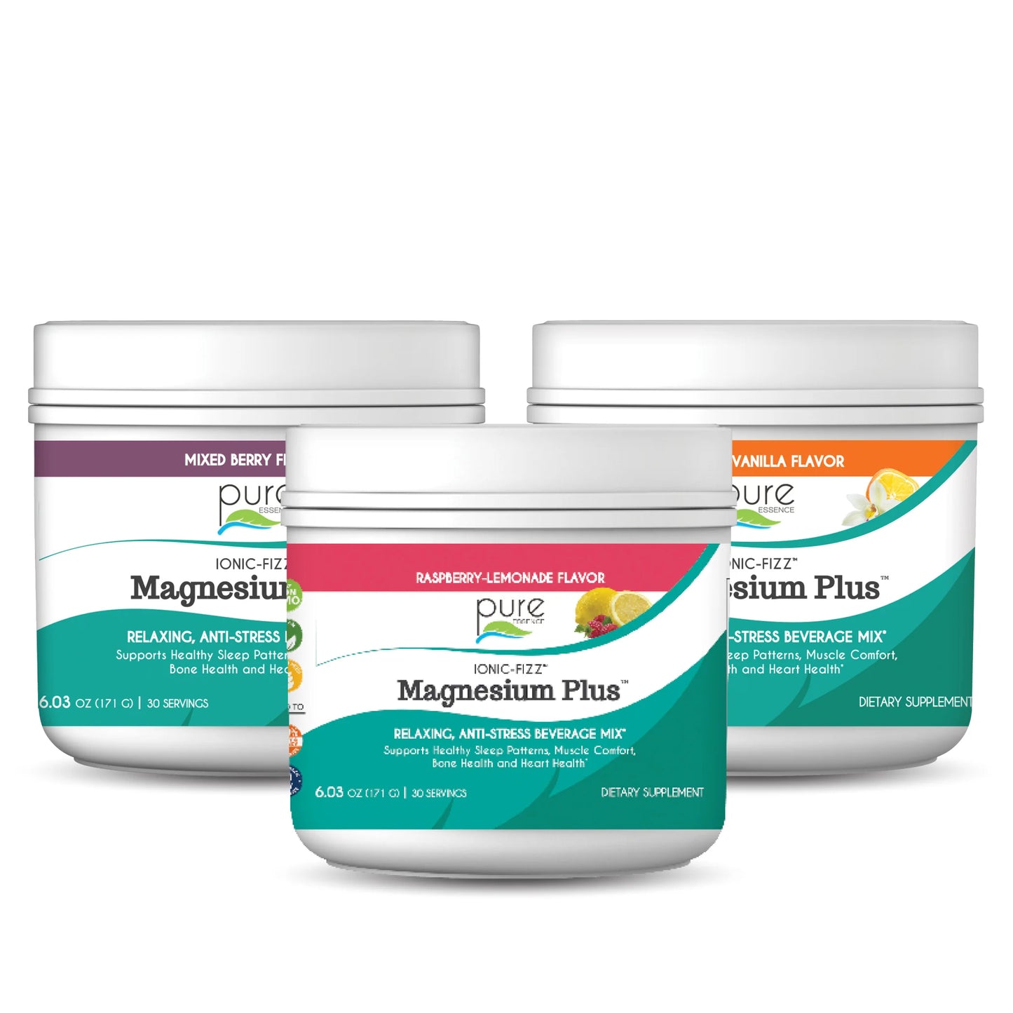 Ionic-Fizz Magnesium Plus - Relaxing, Anti-Stress Beverage Mix