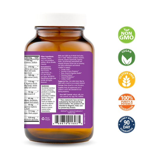 One 'n' Only™ Women - One Daily Whole Food Multi Tablets