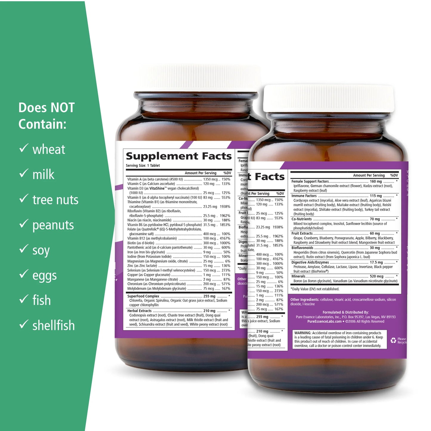 One 'n' Only™ Women - One Daily Whole Food Multi Tablets