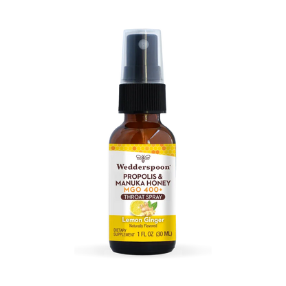 Propolis & Manuka Honey Throat Spray 1 Fl. Oz. MGO 400+ (3 Options)-throat spray-AlchePharma