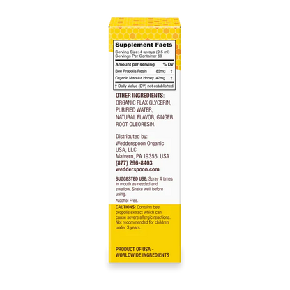Propolis & Manuka Honey Throat Spray 1 Fl. Oz. MGO 400+ (3 Options)-throat spray-AlchePharma