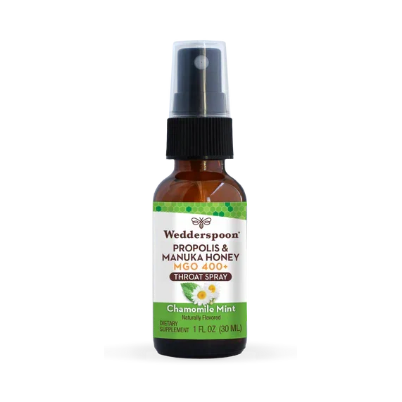Propolis & Manuka Honey Throat Spray 1 Fl. Oz. MGO 400+ (3 Options)-throat spray-AlchePharma