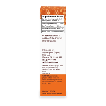 Propolis & Manuka Honey Throat Spray 1 Fl. Oz. MGO 400+ (3 Options)-throat spray-AlchePharma