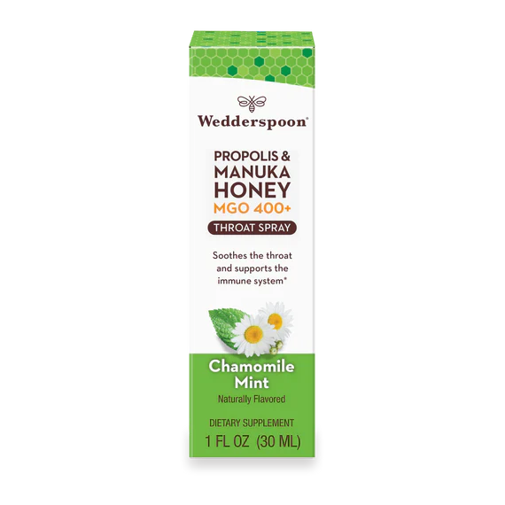 Propolis & Manuka Honey Throat Spray 1 Fl. Oz. MGO 400+ (3 Options)-throat spray-AlchePharma