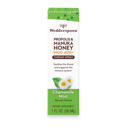 Propolis & Manuka Honey Throat Spray 1 Fl. Oz. MGO 400+ (3 Options)-throat spray-AlchePharma