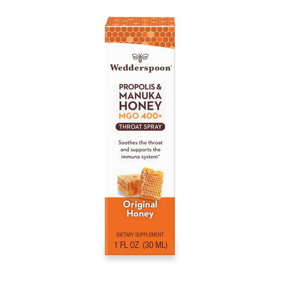 Propolis & Manuka Honey Throat Spray 1 Fl. Oz. MGO 400+ (3 Options)-throat spray-AlchePharma