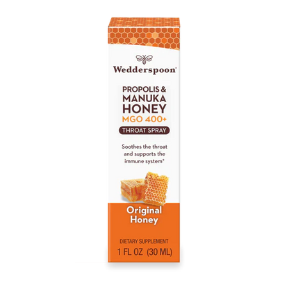 Propolis & Manuka Honey Throat Spray 1 Fl. Oz. MGO 400+ (3 Options)-throat spray-AlchePharma