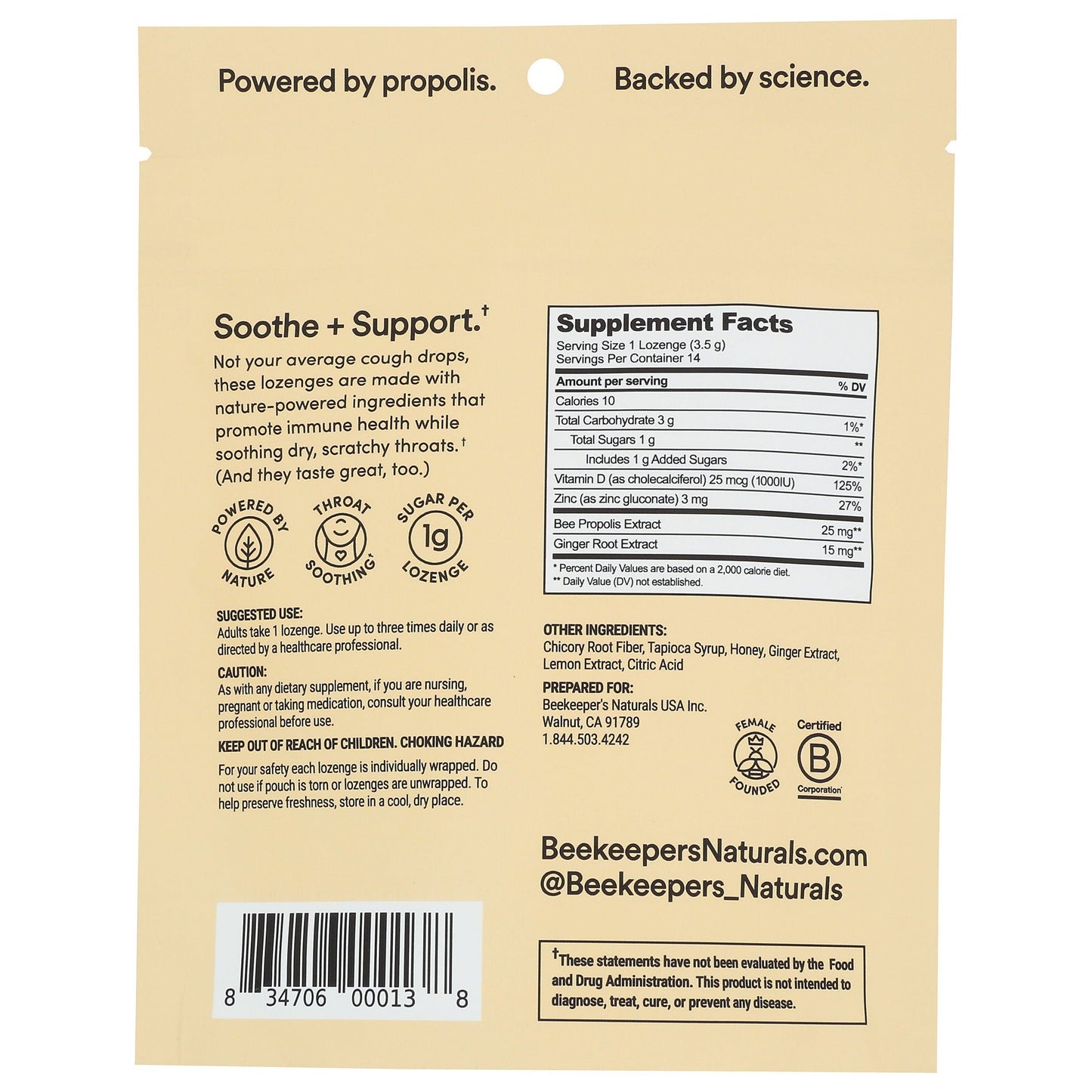 Propolis Soothing Lozenges (3 Flavors)-cough drops-AlchePharma
