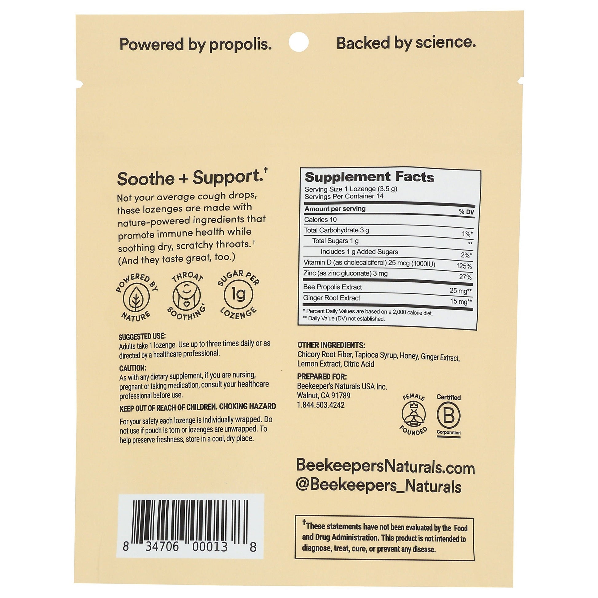 Propolis Soothing Lozenges (3 Flavors)-cough drops-AlchePharma