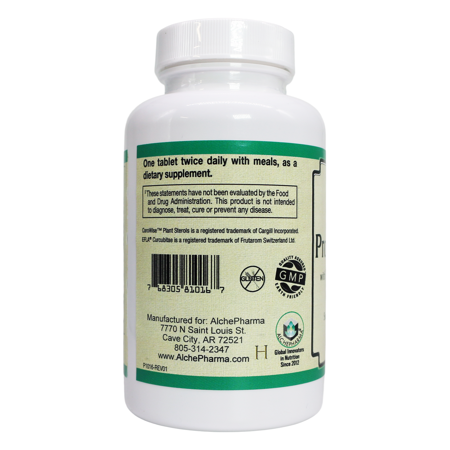 Prostate Support - High Impact Formula (EFLA®Hyper Pure / CoroWise™ Plant Sterols) 60 Tabs, 1 month supply-Prostate-AlchePharma