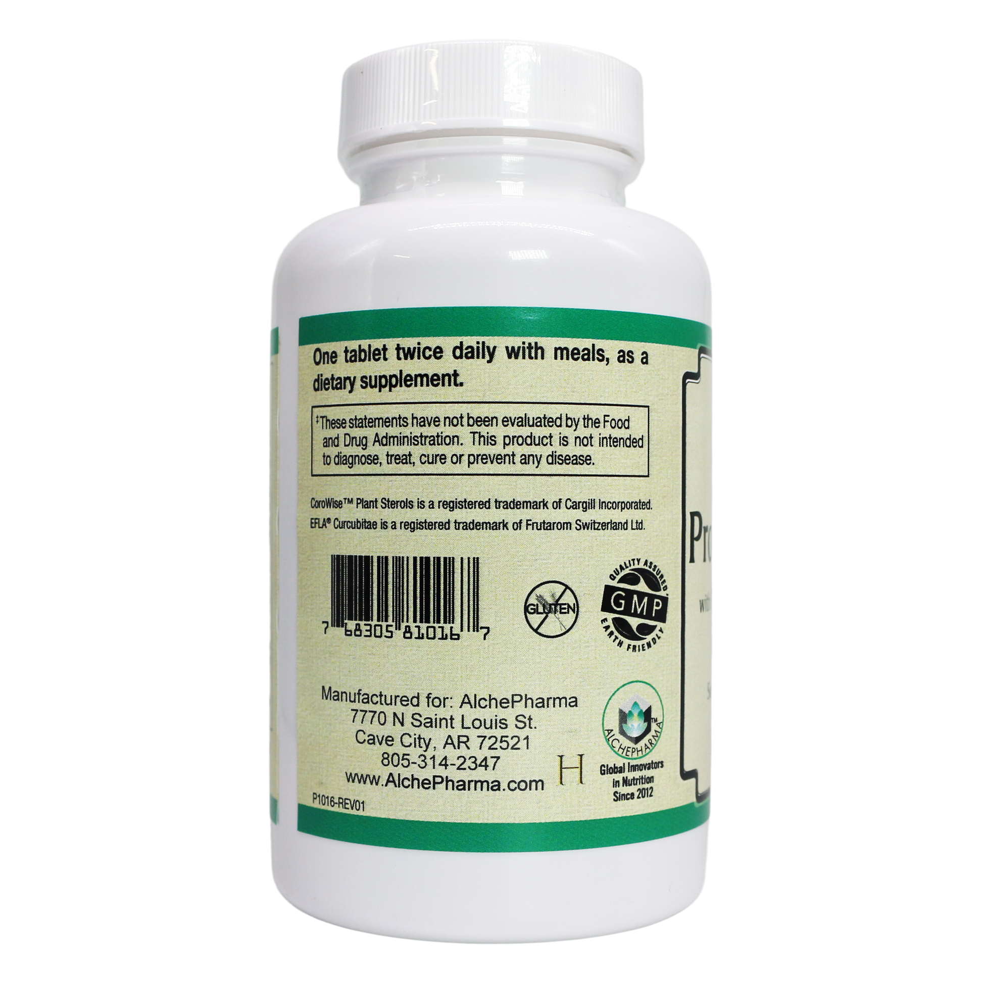 Prostate Support - High Impact Formula (EFLA®Hyper Pure / CoroWise™ Plant Sterols) 60 Tabs, 1 month supply-Prostate-AlchePharma