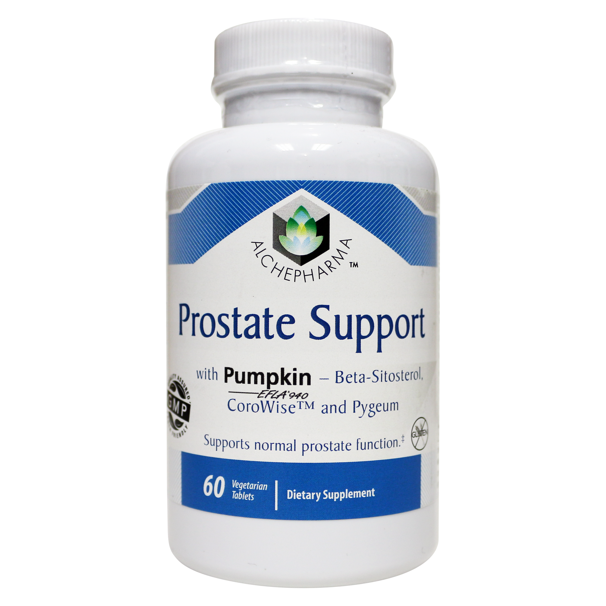 Prostate Support - High Impact Formula (EFLA®Hyper Pure / CoroWise™ Plant Sterols) 60 Tabs, 1 month supply-Prostate-AlchePharma