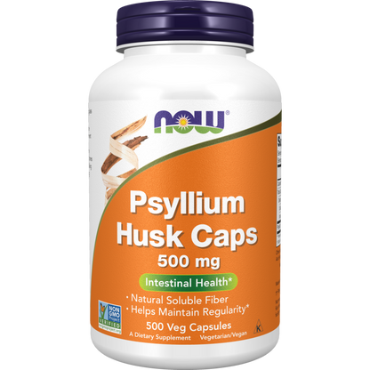 Psyllium Husk 500mg 200 VCAPS-Fiber Supplements/Muciloids-AlchePharma