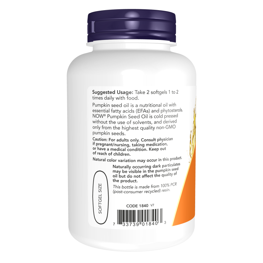 Pumpkin Seed Oil 1000 mg Softgels-Nutritional Oils-AlchePharma