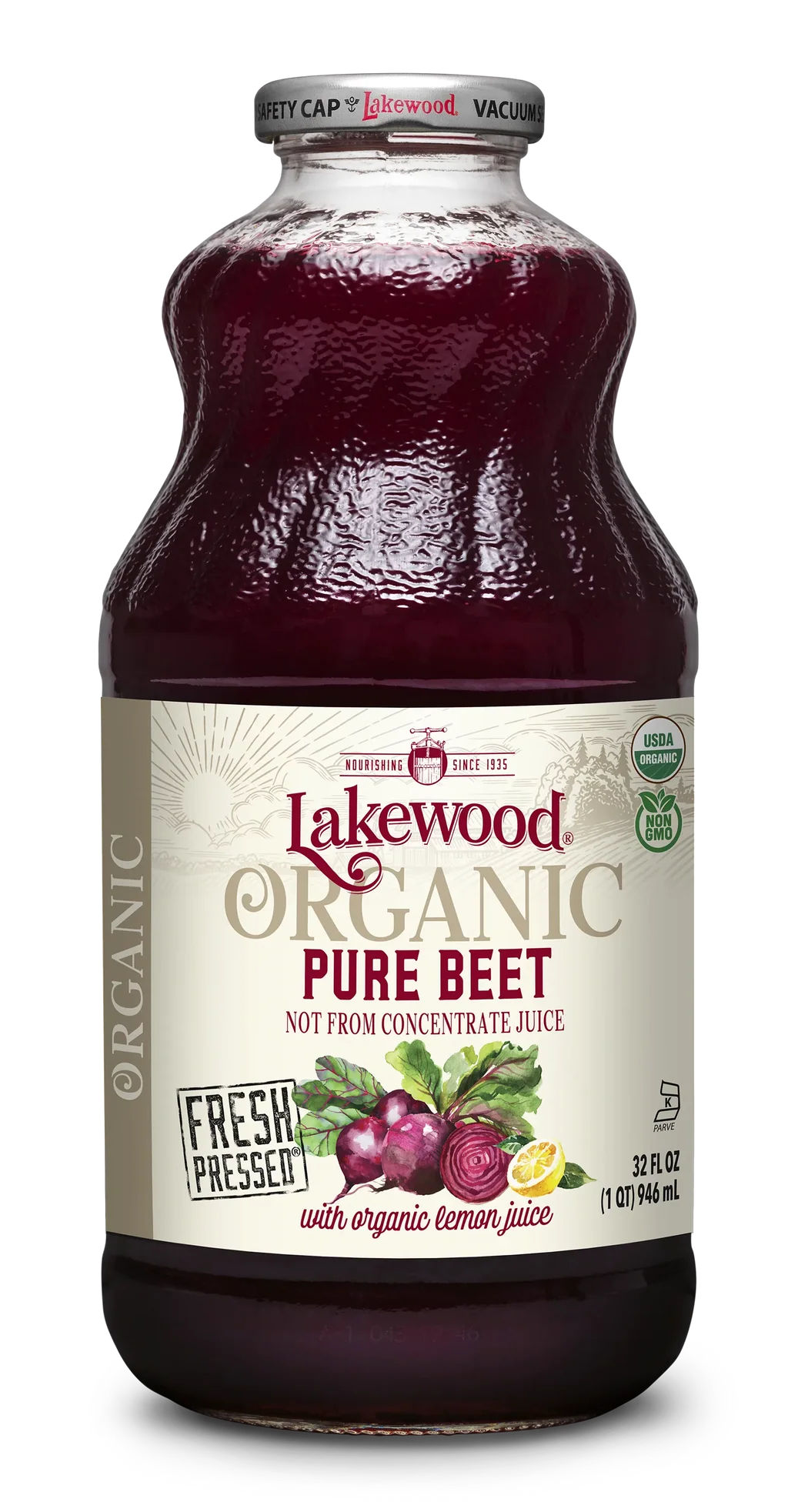 Pure Beet Juice - Organic - 32 Fl. Oz.