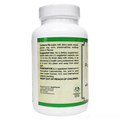 PureWay-C®( contains Vitamin C bound to lipid metabolites) - Non-Acidic 500 mg Caps-Anti-Oxidant-AlchePharma