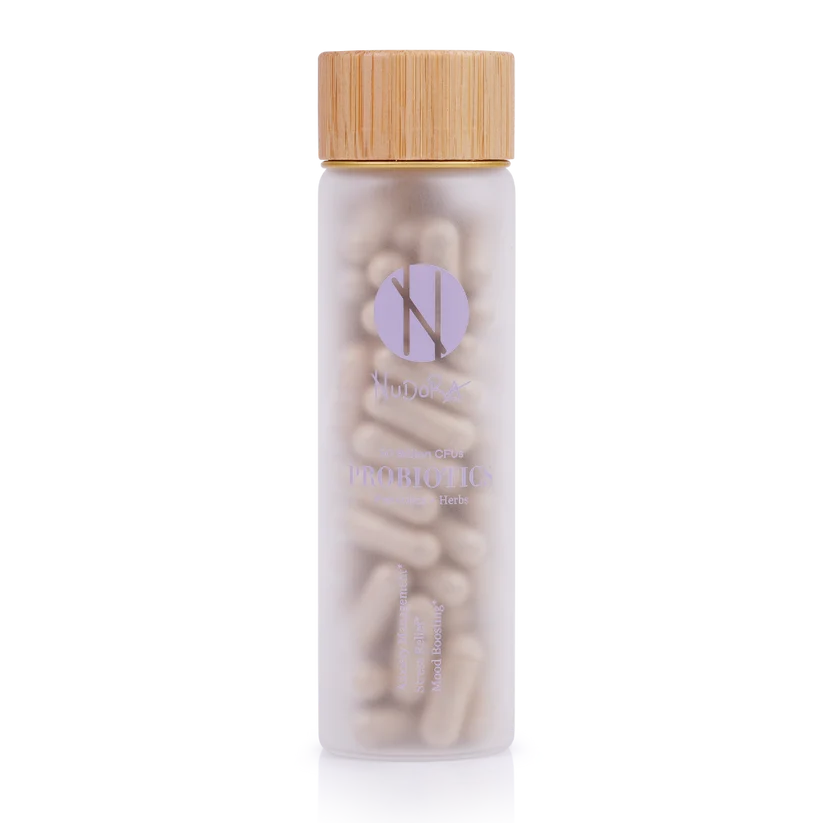 Nudora Probiotic + Prebiotic & Herbs Purple  Mood & Stress Support