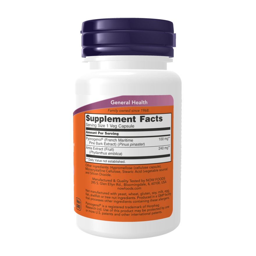 Pycnogenol® 100 mg Veg Capsules-Antioxidants-AlchePharma