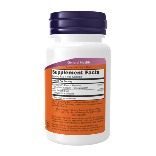 Pycnogenol® 100 mg Veg Capsules-Antioxidants-AlchePharma