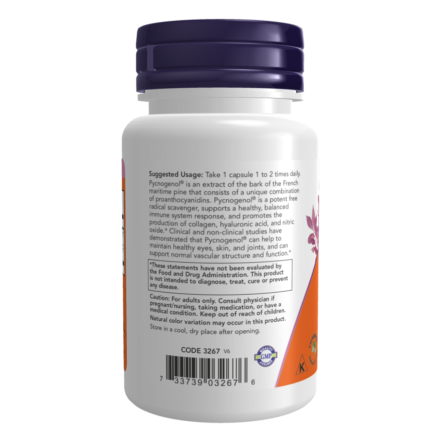 Pycnogenol® 100 mg Veg Capsules-Antioxidants-AlchePharma