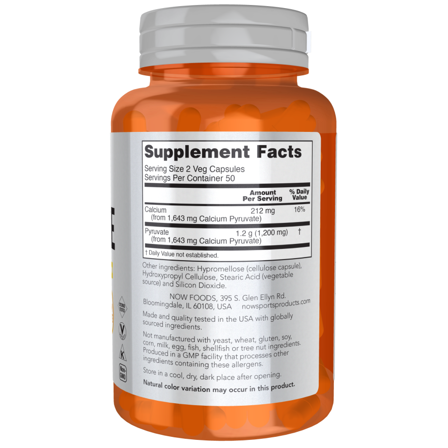 PYRUVATE 600mg 100 VCAPS-Sports Nutrition-AlchePharma