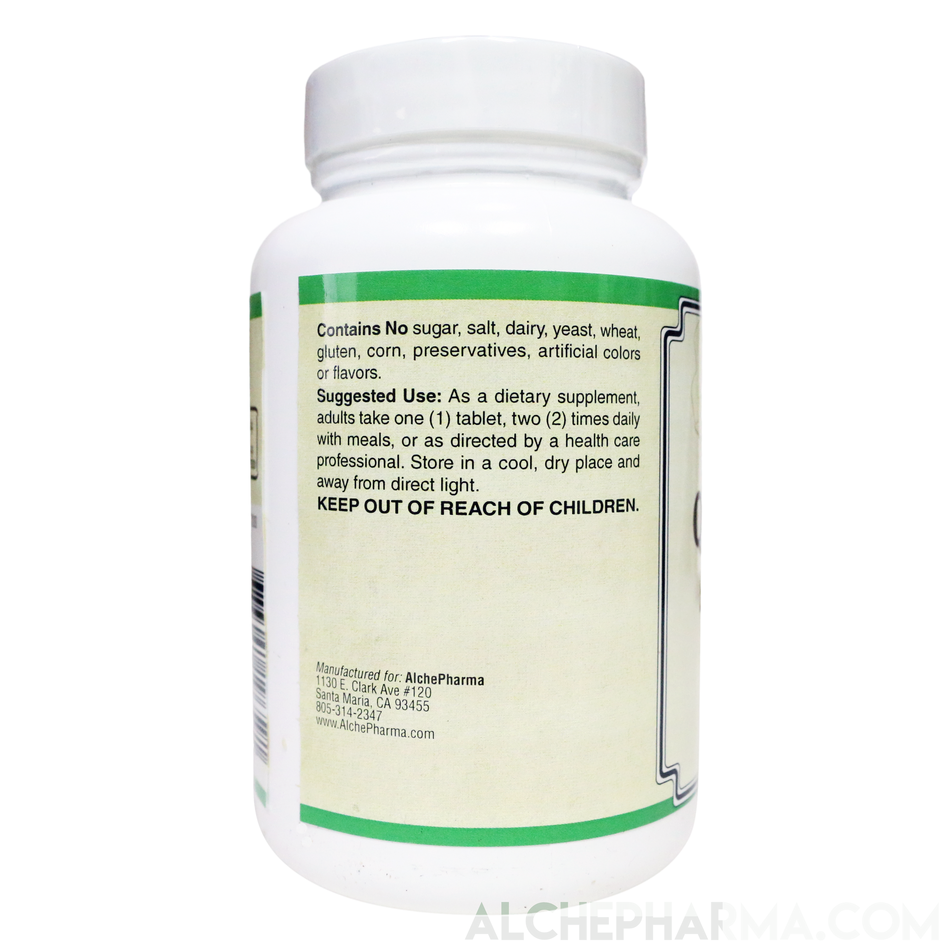 Quercetin 500 mg-Plus ( Bromelain, Turmeric, Manganese, Vit. C )-AlchePharma