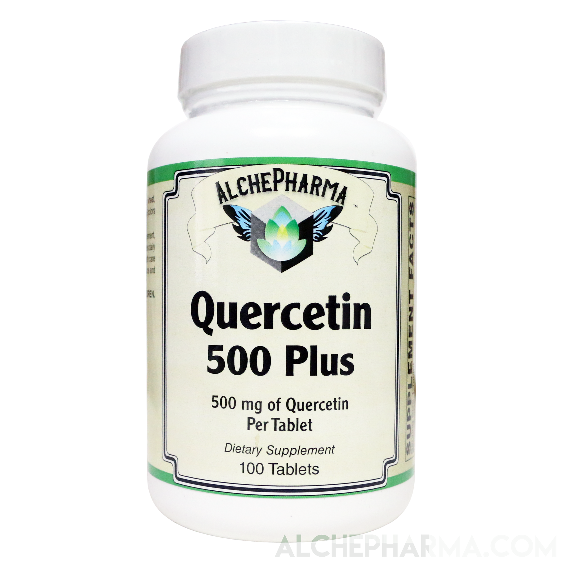 Quercetin 500 mg-Plus ( Bromelain, Turmeric, Manganese, Vit. C )-AlchePharma