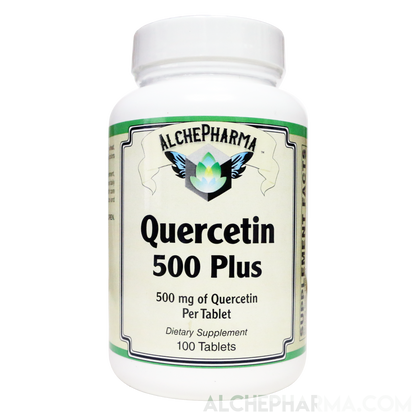 Quercetin 500 mg-Plus ( Bromelain, Turmeric, Manganese, Vit. C )-AlchePharma