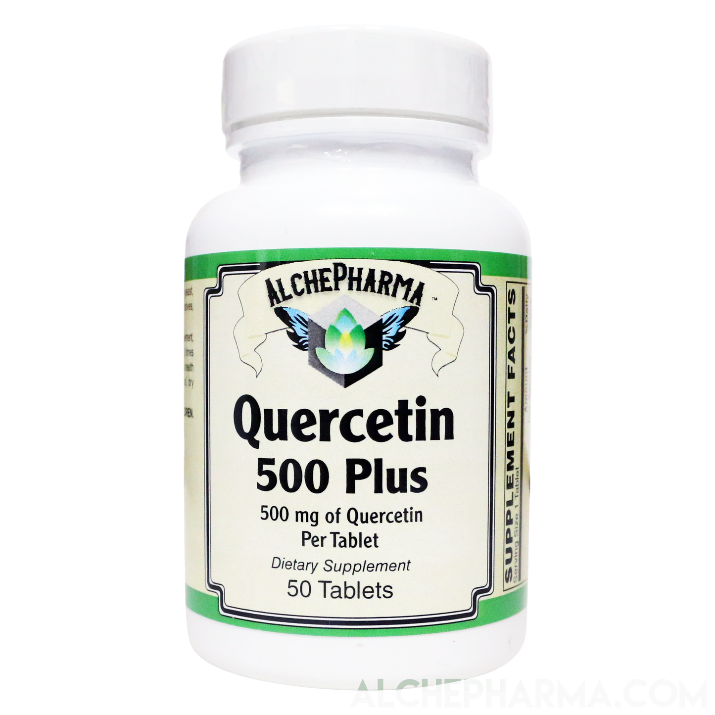 Quercetin 500 mg-Plus ( Bromelain, Turmeric, Manganese, Vit. C )-AlchePharma
