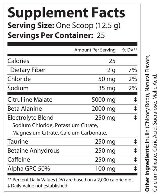 Pump Pre-Workout Georgia Peach Rings 312g