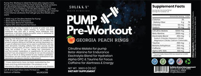 Pump Pre-Workout Georgia Peach Rings 312g
