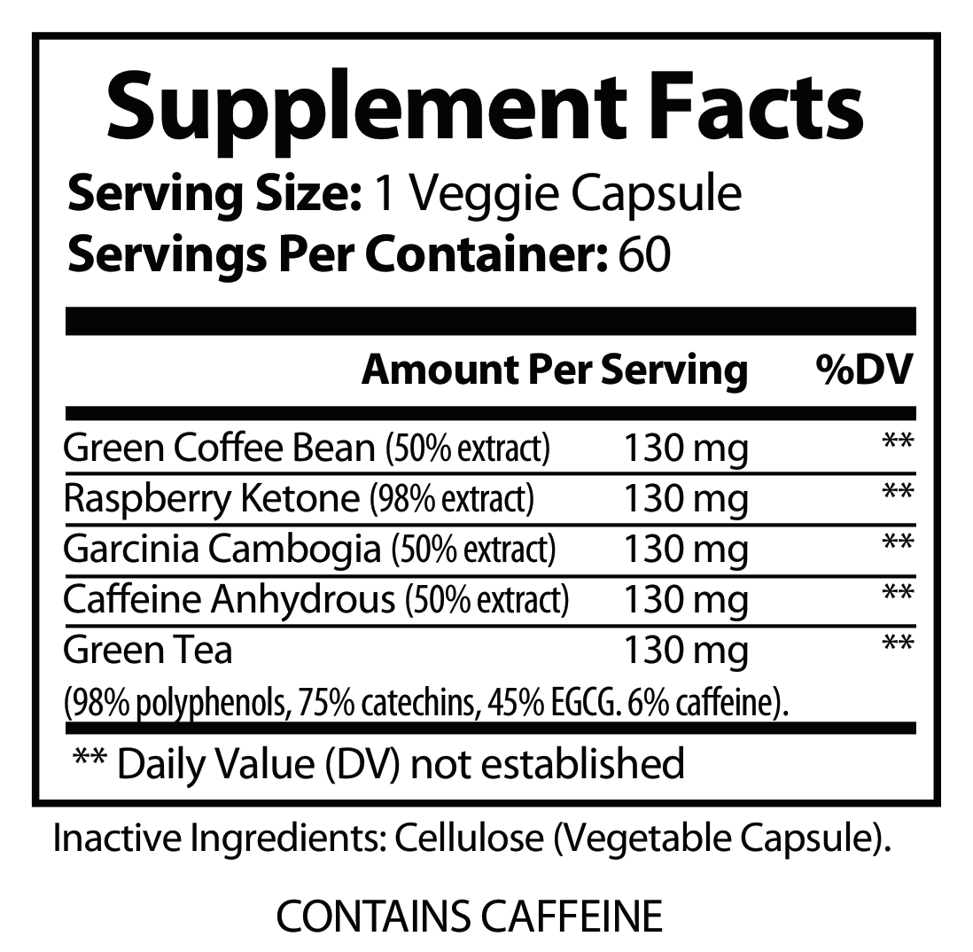 solikka Metabolic Energy Support – Green Coffee & Green Tea Blend with Caffeine (60 Capsules)