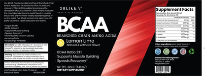 BCAA Lemon Lime 325g –with Glutamine 50 servings