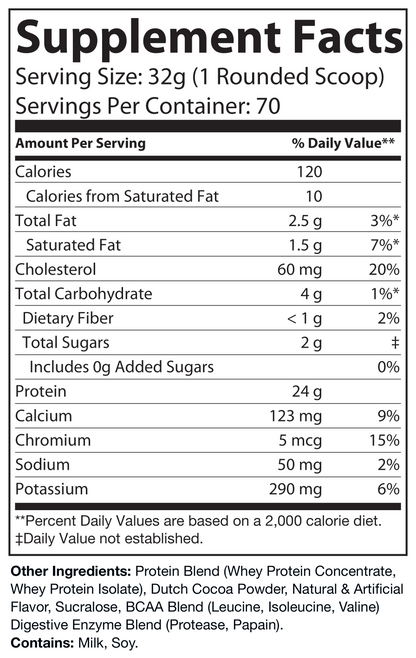 5lb Whey Protein Vanilla – 70 servings