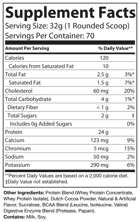 5lb Whey Protein Vanilla – 70 servings