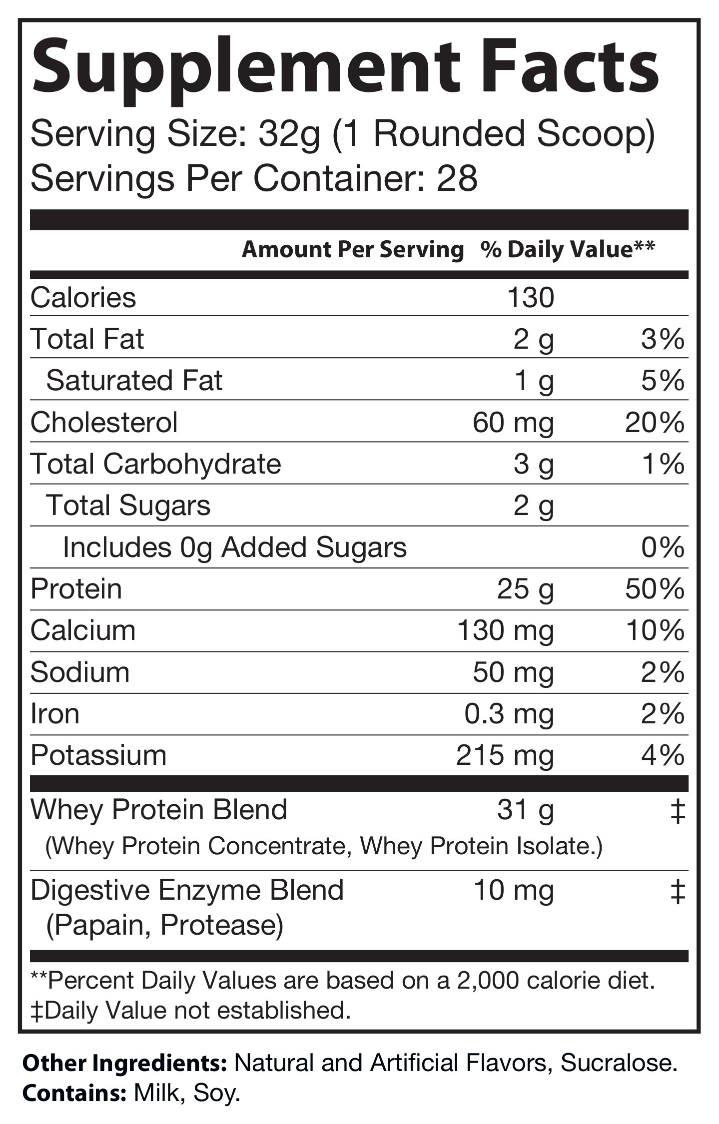 2lb Whey Cinnamon Swirl – 28 servings