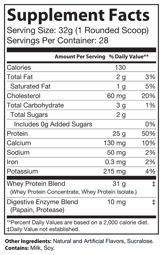 2lb Whey Cinnamon Swirl – 28 servings