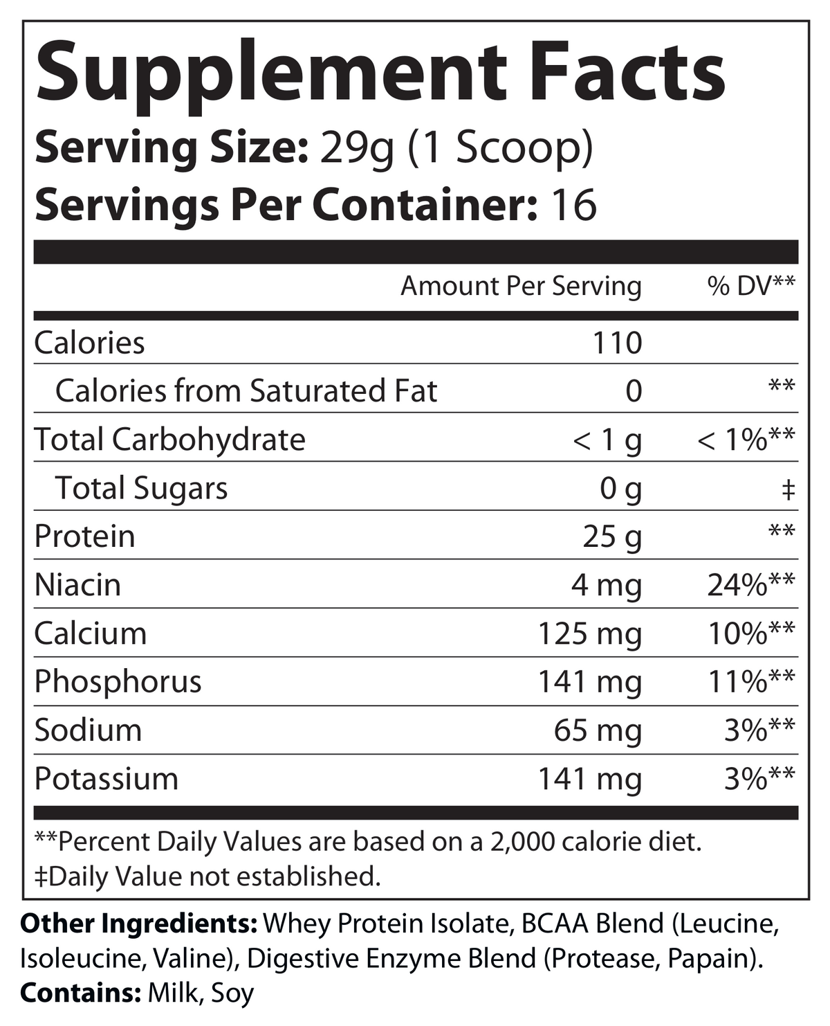 solikka Whey Armor Isolate Protein Powder – 100% Whey Isolate, Unflavored (1 lb / 16 Servings)