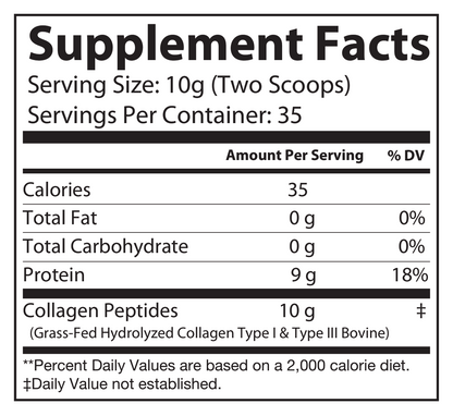 solikka Collagen Peptides – Hydrolyzed Type 1 & 3 Collagen Powder (350g / 12.35 oz)
