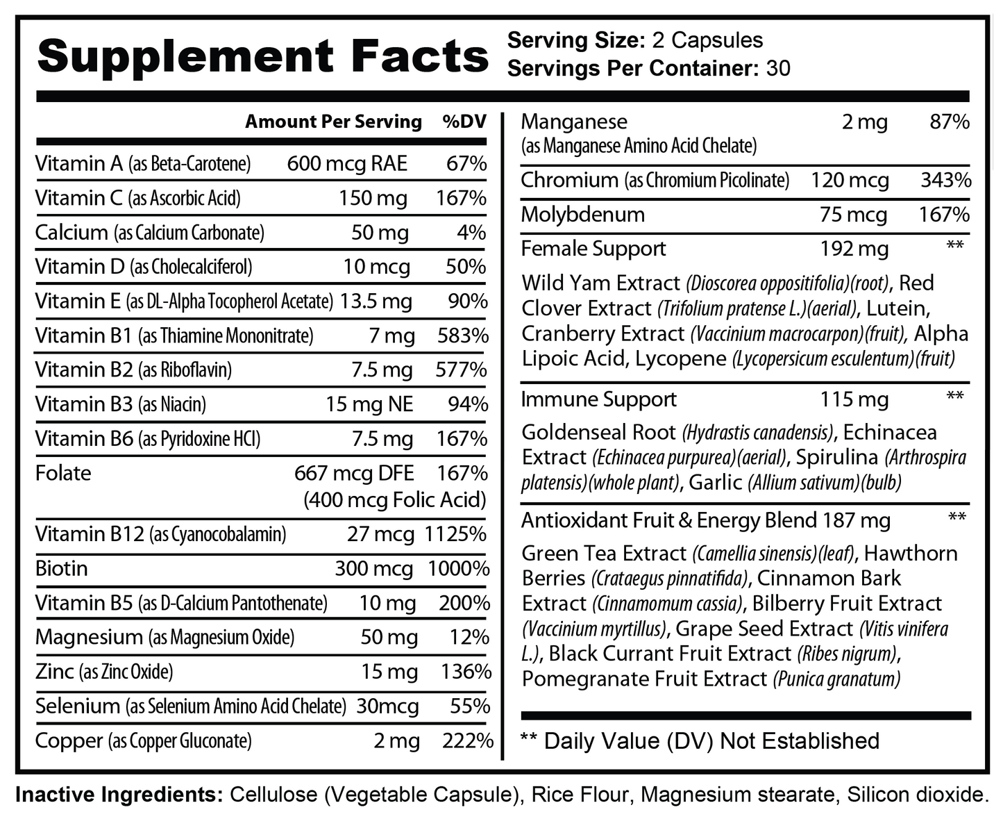 Ultra Vita For Women