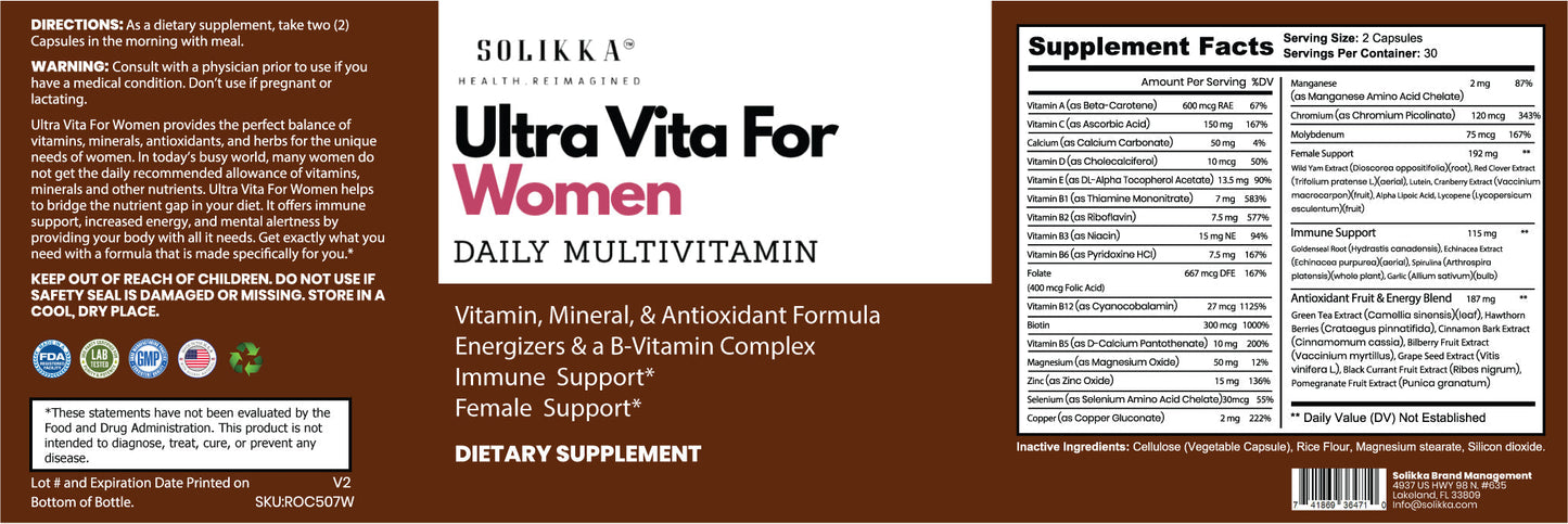 Ultra Vita For Women