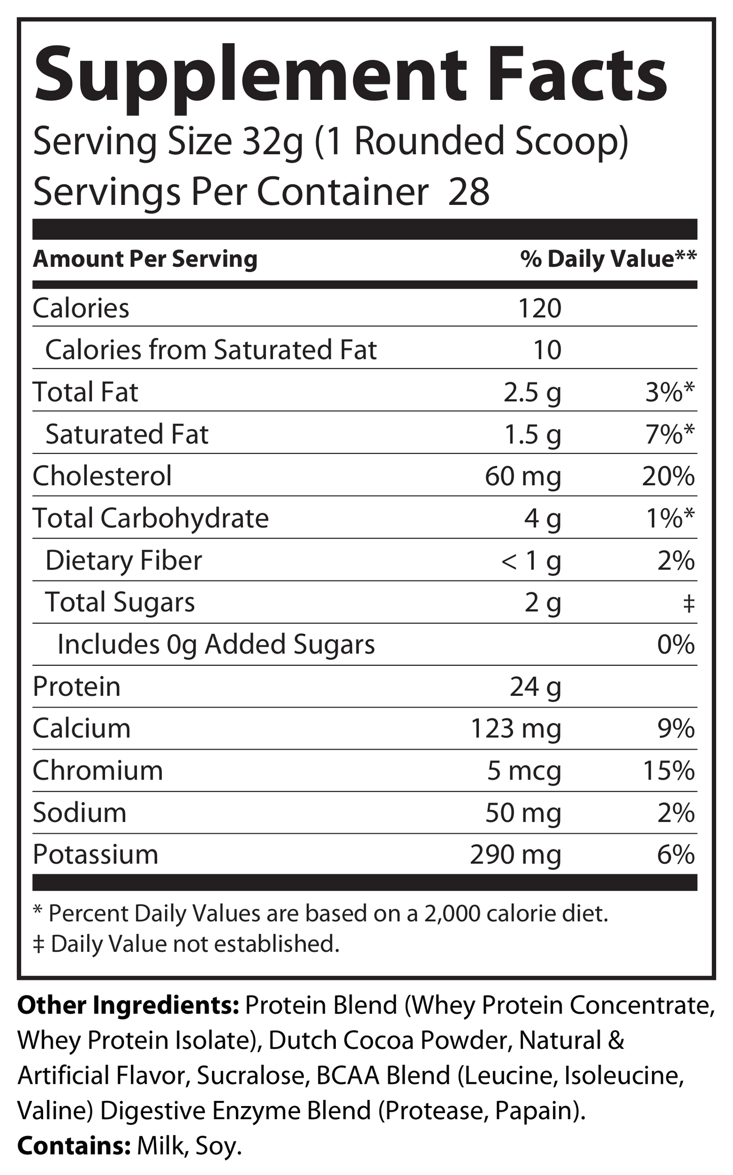 Protein Whey 2lb Chocolate