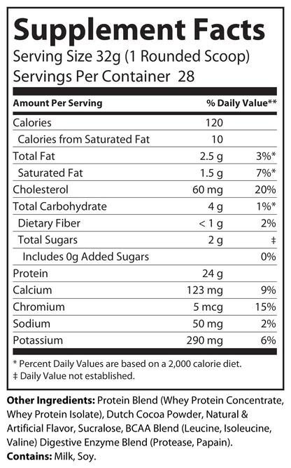 Protein Whey 2lb Chocolate