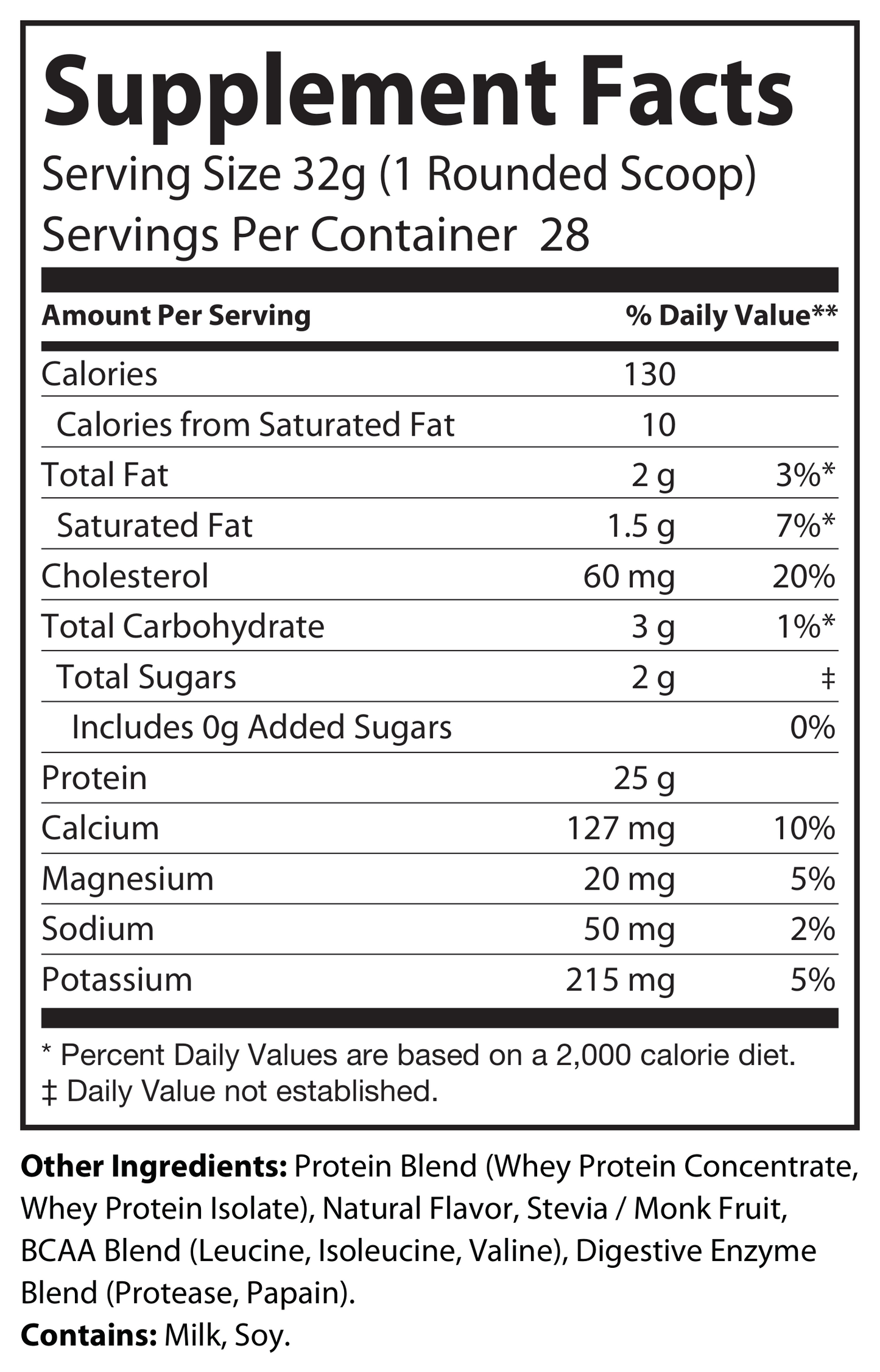 Protein Whey 2lb Vanilla