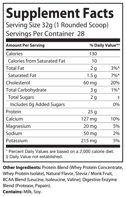 Protein Whey 2lb Vanilla