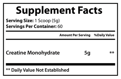Creatine Powder 300mg