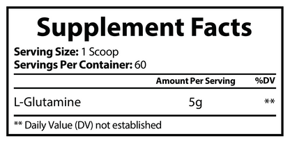 solikka L-Glutamine Recovery Powder – 5g Pure L-Glutamine (60 Servings)
