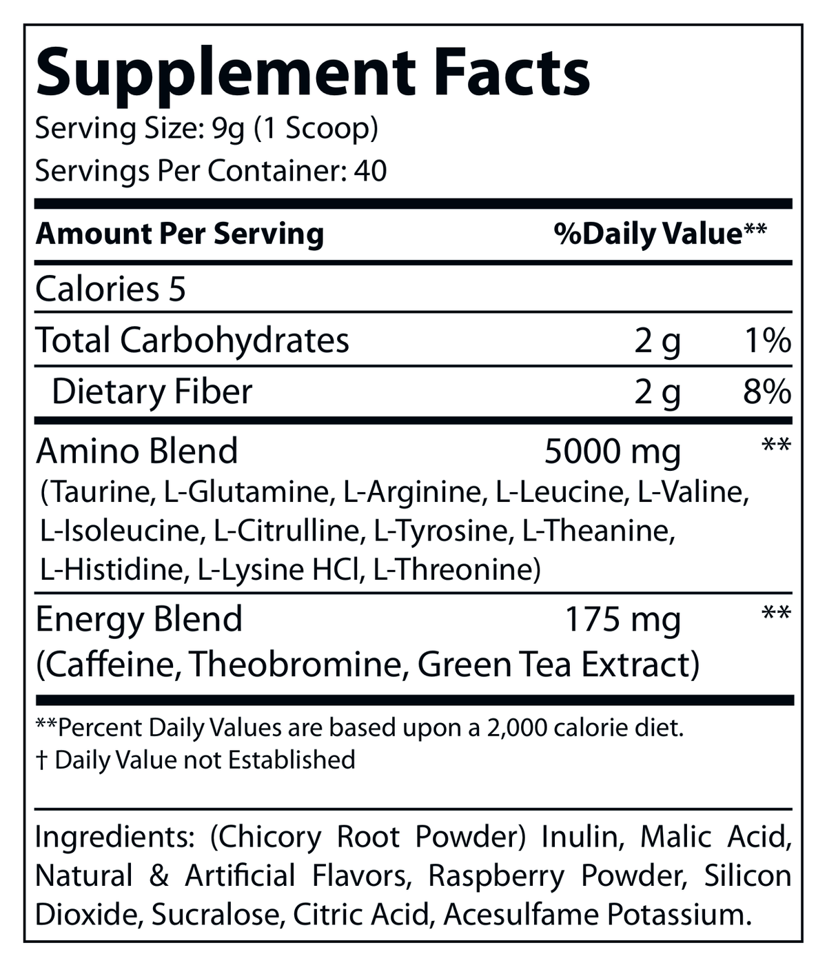 solikka Energized Aminos Raspberry Tea