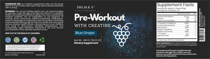 Pre-Workout w/Creatine 5g (Grape Annihilation)