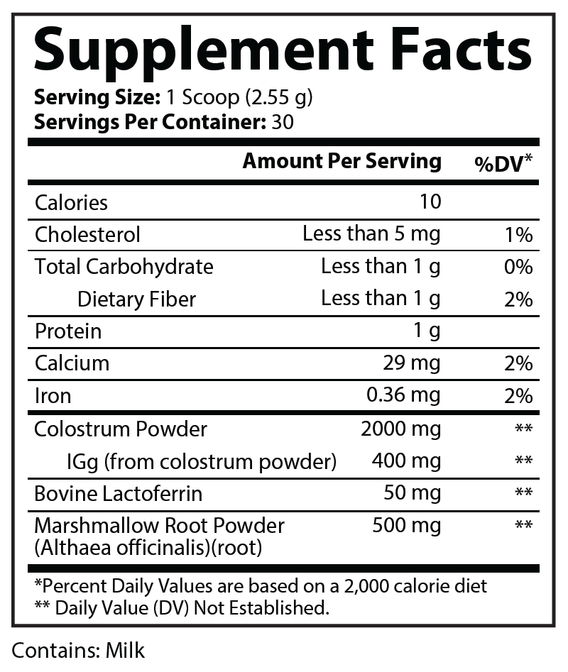 Primal Colustrum Powder 153 Grams
